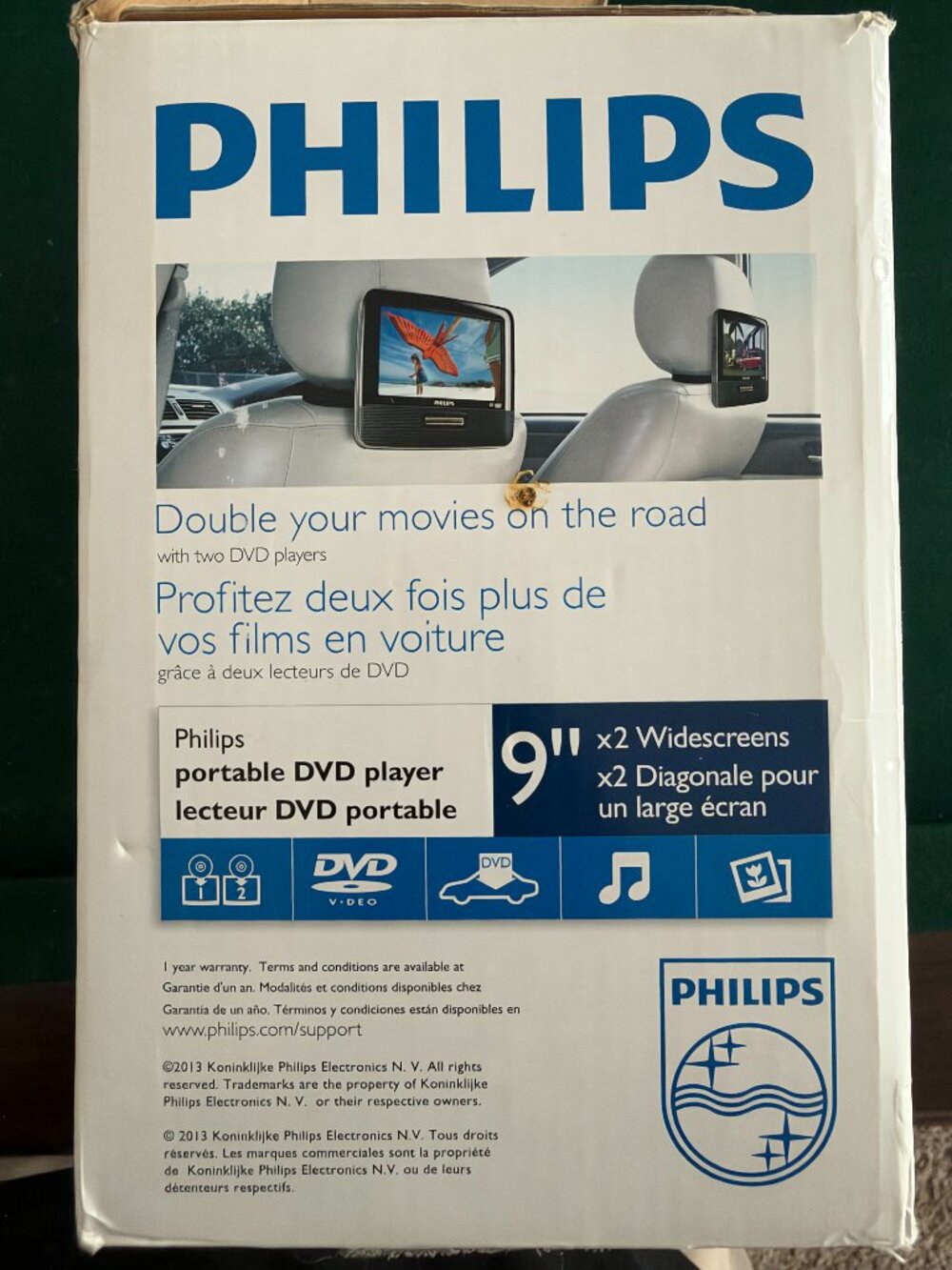 Philips Portable Movie/DVD Player